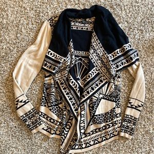 Reversible cardigan